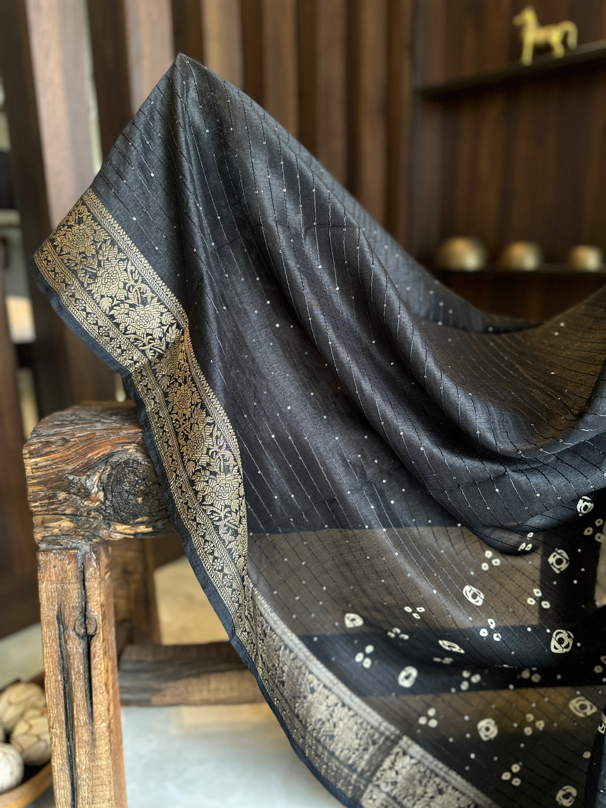 Georgette all over Sequence Saree
