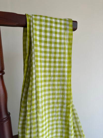 Green Gangam Authentic Mul Cotton Saree