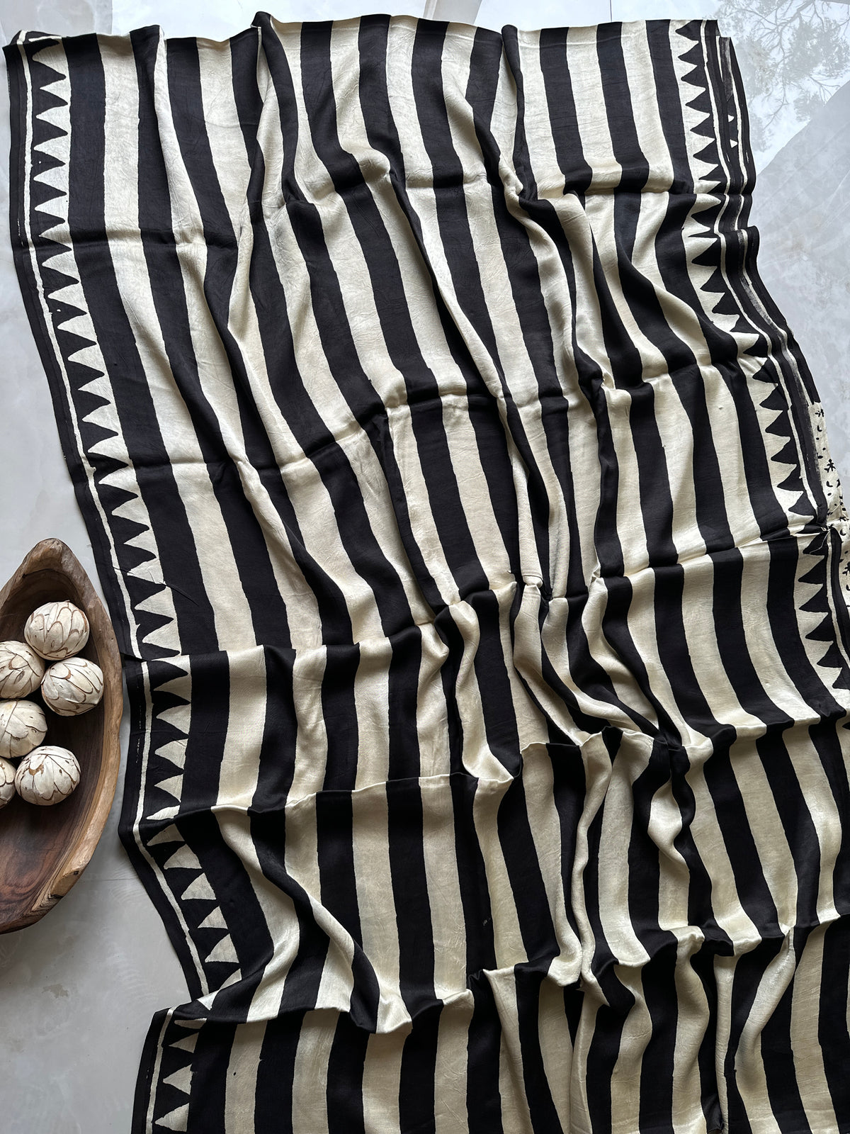 Zebra Pure Modal Silk Saree
