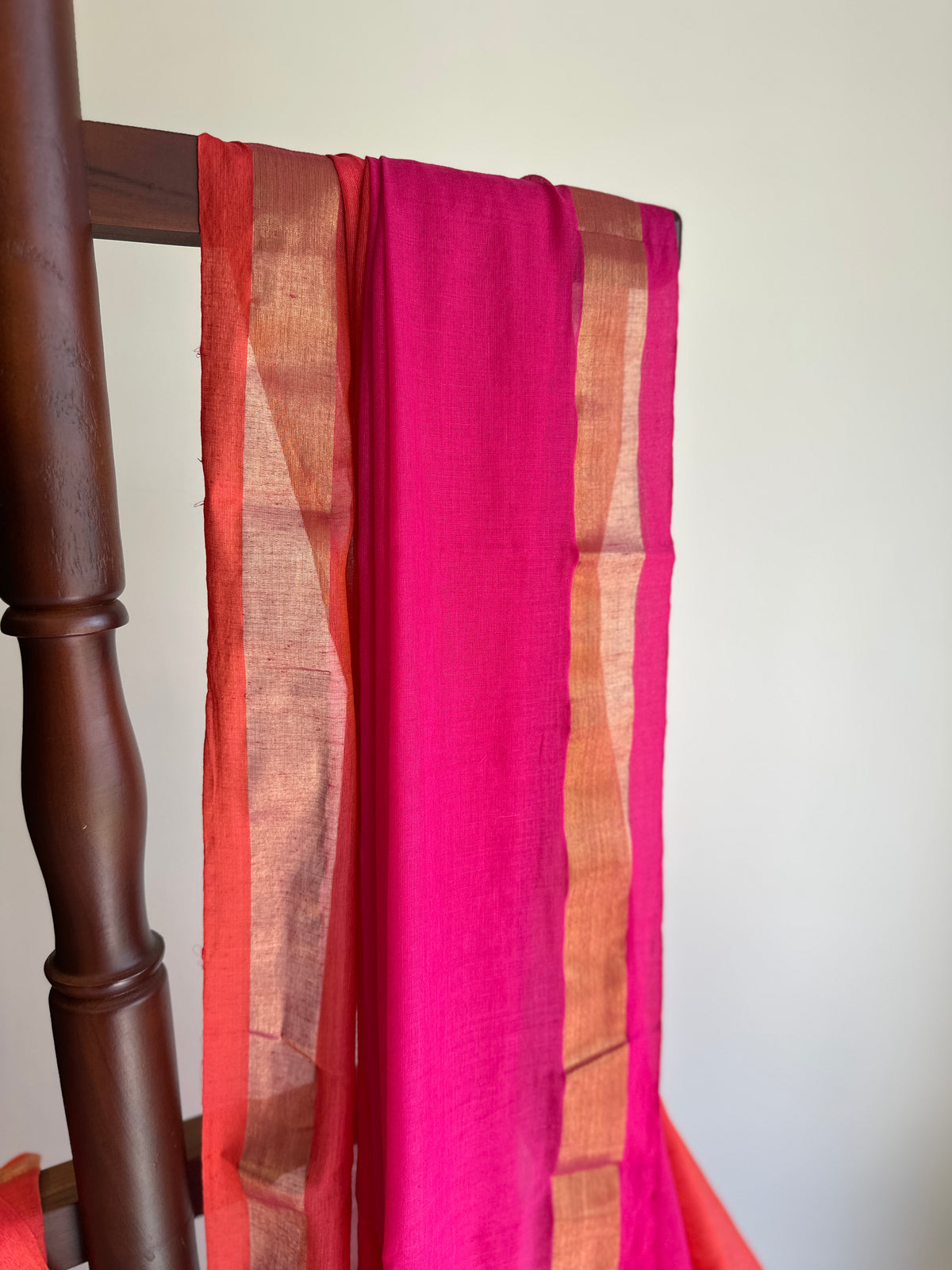 Bollywood hues Authentic Mul Cotton Saree